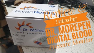 Accurate amp Easy Dr Morepen Digital Blood Pressure Monitor BP15 Review [upl. by Weiser204]