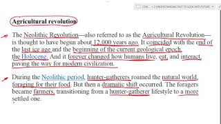 PREINDUSTRIAL SOCIETY AGRICULTURE REVOLUTION CH2 PART 1 [upl. by Alacim552]