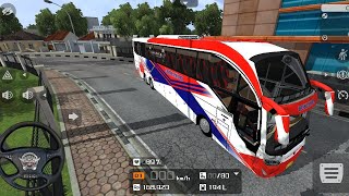 bussid mod bus borlindo Bus simulator Indonesia [upl. by Afrika]