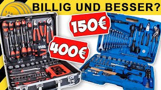 150€ WERKZEUG gegen 400€ PROFI KLASSE WERKZEUGKOFFER TEST  WERKZEUG NEWS 213 [upl. by Macswan729]