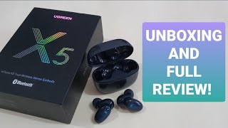 UGREEN HiTune X5 TWS Earbuds  Unboxing And Full Review [upl. by Attiuqehs]