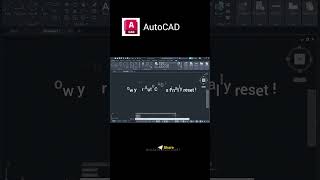 Learn how to reset AutoCAD quickly and easily in just a few steps 🎯 AutoCADTips QuickFix CADLife [upl. by Adnyl]