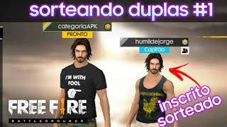 Free Fire  dupla com inscritos 1 [upl. by Merat]