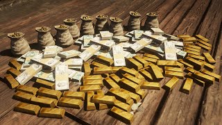 All Gold Bar amp Easy Money Locations  Red Dead Redemption 2 [upl. by Eidnas]