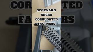 SPOTNAILS Micro Corrugated Fasteners  diy tools kitchen woodworking kitchenfurniture [upl. by Wylen]