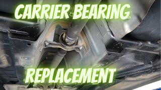 Pontiac g8 Carrier Bearing Replacement [upl. by Aromat]