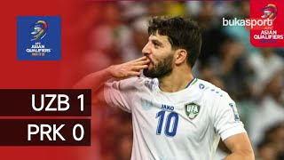 Uzbekistan 10 DPR Korea  Highlights Asian Qualifiers [upl. by Aleiram388]