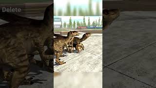 VELOCIRAPTOR VS DINO IN INDIAN BIKE 3D II🤯😱shorts gaming funny [upl. by Anirrak]