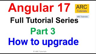 Angular 17 Tutorial 3  How to upgrade  Angular 17 Tutorial For Beginners [upl. by Manella]