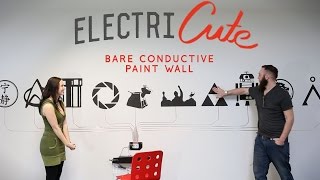 SparkFun ElectriCute  Bare Conductive Paint Wall [upl. by Esinahs278]