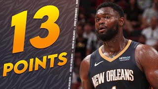 Zion Williamson with 13 PTS vs Heat  2024 NBA Preseason [upl. by Sternick]