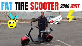 Powering Your Commute The 2000 Watt Electric Scooter [upl. by Immak987]