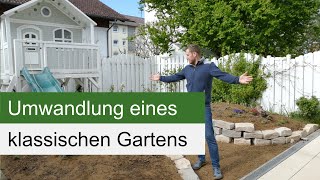 Anlage eines Naturgartens  ein klassischer ReihenhausGarten wird umgewandelt [upl. by Niel982]