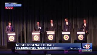 Missouri US Senate debate hosted by the Missouri Press Association in Springfield [upl. by Lalib]