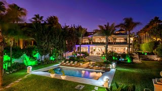 A Palatial Beachfront Marbella Villa With a Picasso in the Swimming Pool [upl. by Sterling922]