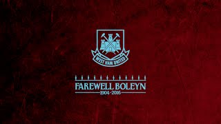 Farewell Boleyn 201516 [upl. by Wehhtam696]