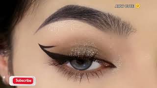 How to apply Eyeshadow  Beautiful Tip34 eyes eyeshadowtoturial eyelinertutorial makeuptips tip [upl. by Lennie]