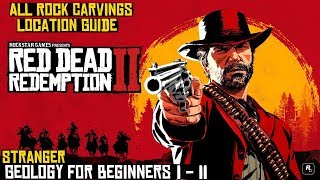 Red Dead Redemption 2 ★ Stranger Geology For Beginners All Rock Carvings Location Guide [upl. by Harte]