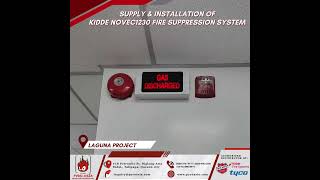 SUPPLY AND INSTALLATION OF NOVEC 1230 FIRE SUPPRESSION SYSTEM [upl. by Lemrahc]