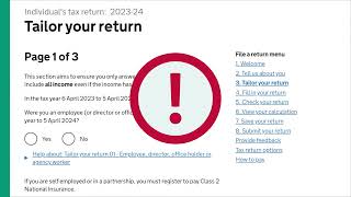 How do I tailor my Self Assessment tax return [upl. by Barrie588]