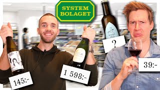 Dyrt VS billigt på Systembolaget Kan vi känna skillnad [upl. by Ettenirt]