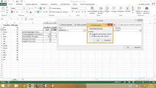 Excel 2013  Dataanalyse  16 Van links naar rechts [upl. by Kipper]