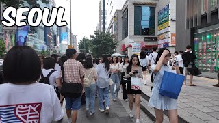 Hongdae Street Walking tour Seoul City Korea 4k City Tour [upl. by Airyt]