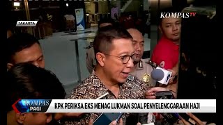 KPK Periksa Mantan Menteri Agama Lukman Hakim Soal Penyelenggaraan Haji [upl. by Noreik]