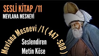 SESLİ KİTAP  Mesnevi  1 Cilt  447  500 Mevlana Celaleddin Rumi  Seslendiren Metin Köse [upl. by Rudolf]