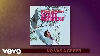 Vicente Fernández  No Vas a Creer Cover Audio [upl. by Snahc]