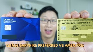 Chase Sapphire Preferred vs Amex Premier Rewards Gold [upl. by Nevile]