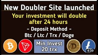 cryptospeedltd New Doubler Websiteaunch Running day 00 Live Deposit ampWithdraw Proof [upl. by Dambro]