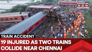 Tamil Nadu Train Accident 19 people injured as passenger train rams into Goods train [upl. by Erapsag764]