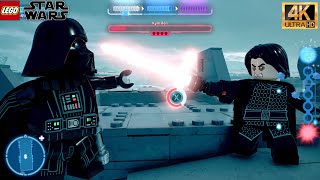 Darth Vader vs Kylo Ren  LEGO Star Wars The Skywalker Saga 4K 60FPS Free Play Mode [upl. by Yrdnal]