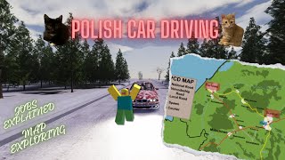 Polish Car Driving JOBS amp MAP EXPLAINED ROBLOX PCD [upl. by Ydnim]