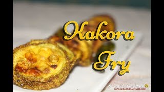 Kakora Fry  Teasel gourd Fry  Kantola fry KakoraFry Recipe kantola fry recipe  Bengali Kakroll [upl. by Ttemme]