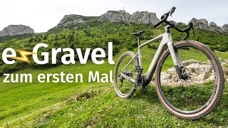 EGravel Bike Test Erstes Mal mit ROSE BackRoad auf die Kampenwand [upl. by Jesh465]