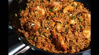 Pepper Shrimp Fried Rice  CaribbeanPotcom [upl. by Giacinta249]