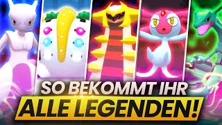 So bekommt ihr ALLE LEGENDÄREN POKEMON in Strahlender Diamant und Leuchtende Perle [upl. by Nnomae]