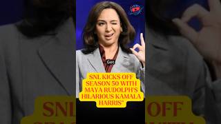 SNL Kicks Off Season 50 with Maya Rudolph’s Hilarious Kamala Harris [upl. by Loralie896]