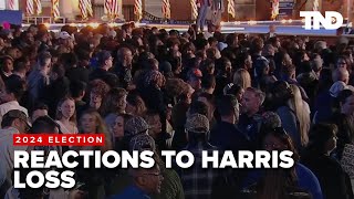 Reactions to Kamala Harris presidential race loss [upl. by Cirederf]