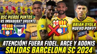 ATENCIÓN FUERA FIDEL ARCE y ADONIS de BARCELONA IMBABURA DEMANDA PUNTOS a BSC BRIAN OYOLA BSC [upl. by Ayotna]