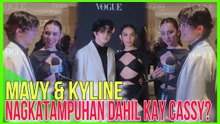 MAVY amp KYLINE UMAMIN NAGKATAMPUHAN  FIRST INTERVIEW AFTER ISSUE BETWEEN CASSY  VOGUE GALA NIGHT [upl. by Eiralav]