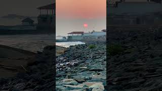 A magnificent moment during Sunset in Kanyakumari shorts sunset [upl. by Ytirahc]