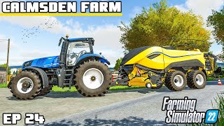 OUR NEW NEW HOLLAND TRACTOR  Calmsden Farm  Farming Simulator 22  Episode 24 [upl. by Toft]