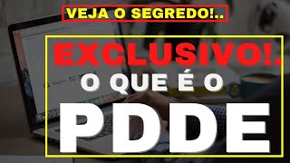 O que é o PDDE Veja o Segredo [upl. by Eeslehc]