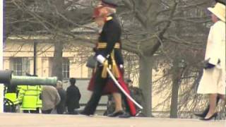 Kate Middleton and the Queen at Prince Williams passing out parade at Sandhurst [upl. by Kuska437]