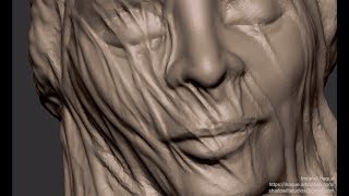 Sculpting Woman in veil  Timelapse [upl. by Gypsy]