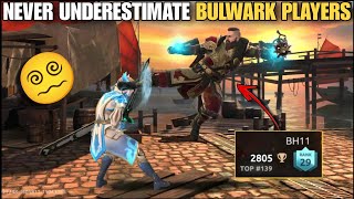 The Hidden Power 🔥 of Bulwark Players 😵‍💫 in Leaderboard Shadow Fight 4 Arena [upl. by Lemej]