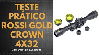 Teste Prático Luneta Rossi Gold Crown 4x32 [upl. by Enairb]